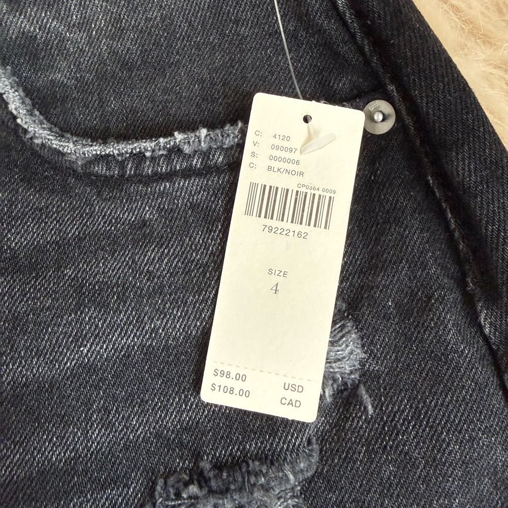 NWT Anthropologie Pilcro Destroyed Denim Mini Skirt - Picture 7 of 14